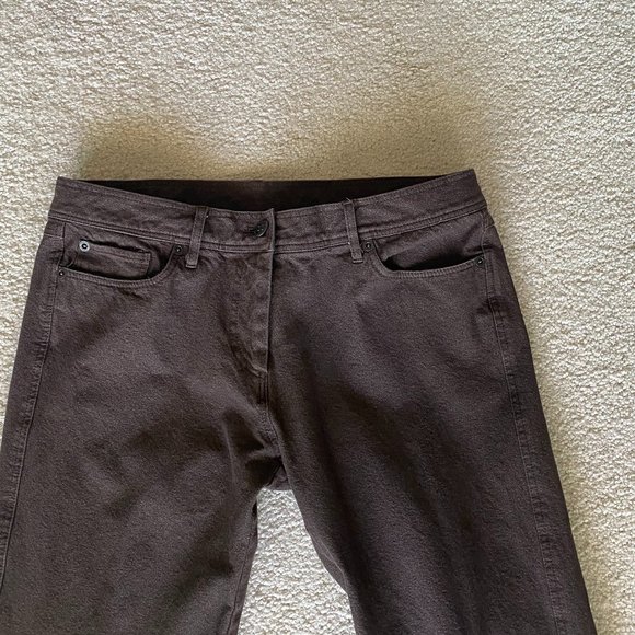 Cynthia Steffe Womens Jeans Style Pants Dark Chocolate Brown Straight Leg USA 8 - Picture 3 of 5